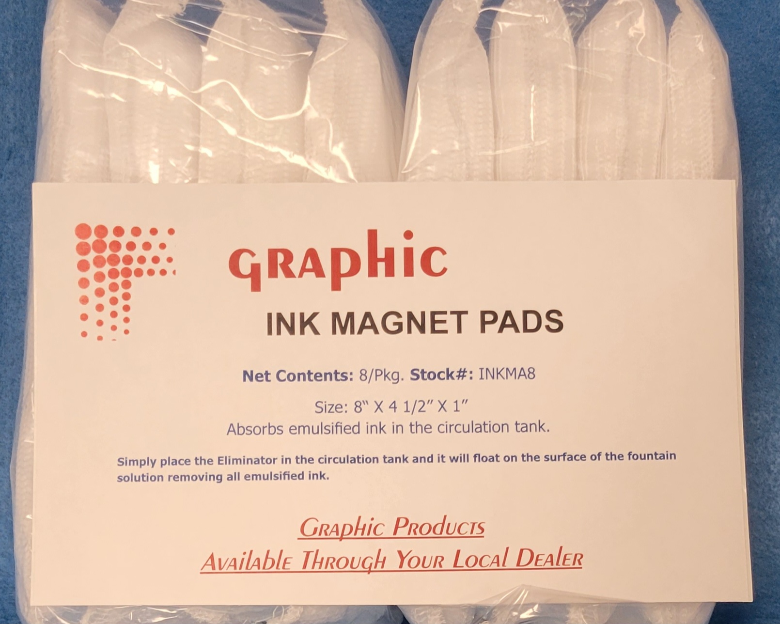 (image for) INKMA8 INK MAGNET PADS 8/Pack