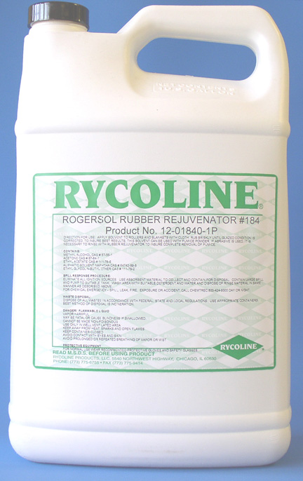 Rycoline Rogersol 184 Rubber Rejuv 5 Gal HAZMAT SHIPPING [180100] - $204.33  : Graphic Arts Supply, Online Store