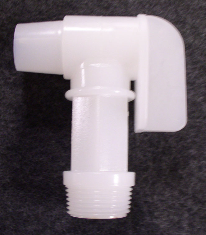 (image for) PLASPI Plastic Spigot for Drums/Pails with 3/4" Threaded Opening