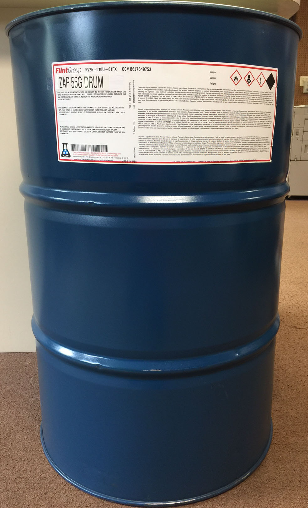 (image for) Zap Meter Roller Cleaner 55 Gallon Drum SHIPS FREE