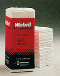 (image for) Webril Handi-Pads 4 X 4 Cotton Pads 1 Case 20 X 100 Pkg/Case